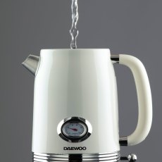 Daewoo Denver 1.5L 3kw Kettle Buttermilk