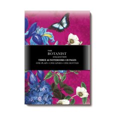 The Botanist Collection Set of 3 A6 Notebooks