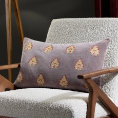 Paoletti Rennes Taupe Embroidered Cushion