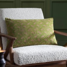 Paoletti Boteh Verdie & Natural Printed Velvet Cushion
