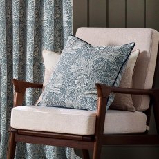 Morris & Co Marigold Indigo Cushion