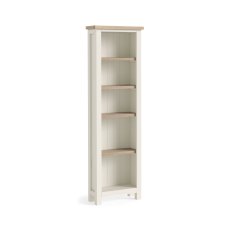 Cottage Collection Slim Bookcase in Coconut