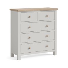 Cottage Collection 2 Over 3 Chest  in Grey Cottage Collection 2 Over 3 Chest  in Grey