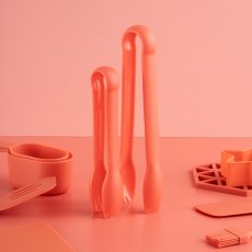 Fusion Twist Coral Pack of 2 Tong Set Fusion Twist Coral Pack of 2 Tong Set