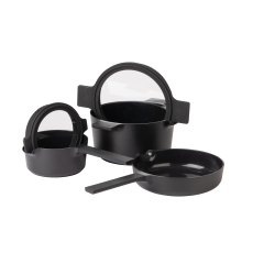 Luxe All-In-One Black Cookware Set