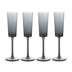Simply Home Grey set of 4 Champagne Glasses Simply Home Grey set of 4 Champagne Glasses