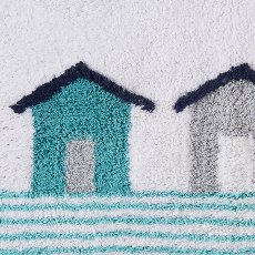 Catherine Lansfield Fusion Beach Huts Bath Mat