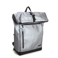 David Jones Grey Fold Top Backpack