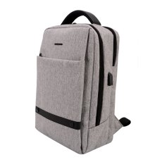 David Jones Light Grey Fabric Backpack