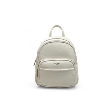 David Jones White Textured Backpack David Jones White Textured Backpack