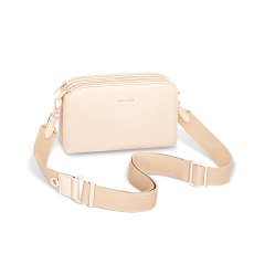 David Jones Scallop Twin Zip Top Wide Strap Shoulder Bag David Jones Scallop Twin Zip Top Wide Strap Shoulder Bag