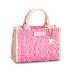 David Jones Scallop Textured Twin Handle Handbag David Jones Scallop Textured Twin Handle Handbag
