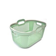 Addis Signature Sage Laundry Basket With Carry Handles Addis Signature Sage Laundry Basket With Carry Handles
