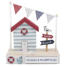 Shudehill Love & Affection Happy Place Beach Hut Scene Ornament