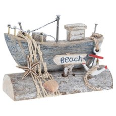 Shudehill Sandy Bay Standing Fishing Boat Ornament Shudehill Sandy Bay Standing Fishing Boat Ornament