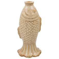 Shudehill Cream Fish Vase