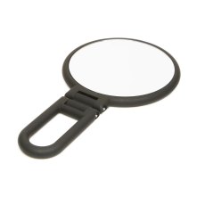 Alice Wheeler Soft Touch Folding Mirror Black