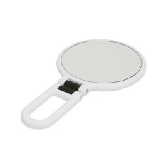 Alice Wheeler Soft Touch Folding Mirror White
