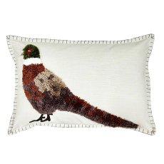 Aquarelle Home Parker Pheasant Tufted Cushion Aquarelle Home Parker Pheasant Tufted Cushion
