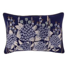 Aquarelle Home Jasmin Indigo Cushion