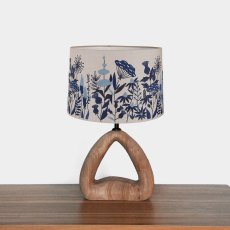 Aquarelle Home Llewellyn Mini Table Lamp With Ezra Bluebell Shade
