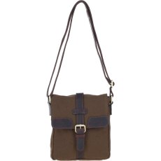 Ashwood Leather Fenland Canvas Flap Top Crossbody Bag Ashwood Leather Fenland Canvas Flap Top Crossbody Bag