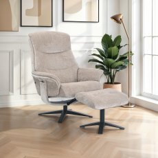 Hudson Swivel Chair & Stool Set Hudson Swivel Chair & Stool Set
