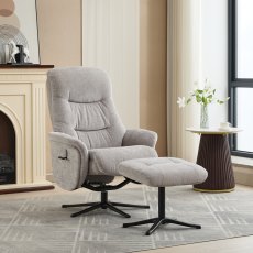 Nevada Swivel Chair & Stool Set