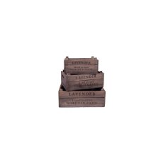 Quirky Barn Set of 3 Lavender Boxes