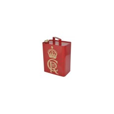 Quirky Barn Red Crown Oil Can