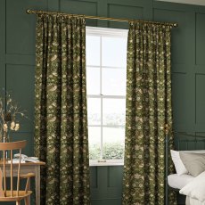 William Morris at Home Strawberry Thief Nettle Curtains