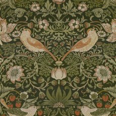 William Morris at Home Strawberry Thief Nettle Curtains