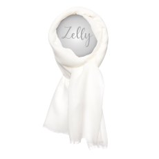 Zelly Plain White Scarf Zelly Plain White Scarf