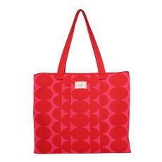 Zelly Woven Tote Red