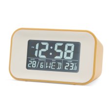 Acctim Alta Mustard LCD Alarm Clock