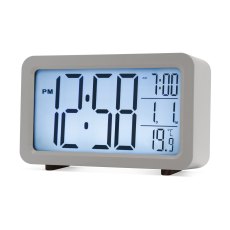 Acctim Harley Pigeon Grey LCD Alarm Clock