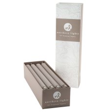 Widdop Northern Lights 12" Taper Candle Stone