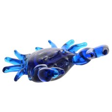 Widdop Objets D'Art Miniature Glass Blue Crab Widdop Objets D'Art Miniature Glass Blue Crab