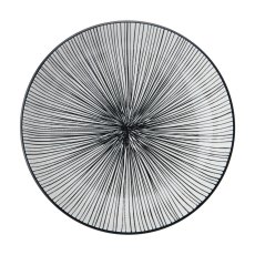 Mikasa Black Stripe Pasta Bowl