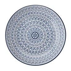 Mikasa Blue Mediterranean Pasta Bowl