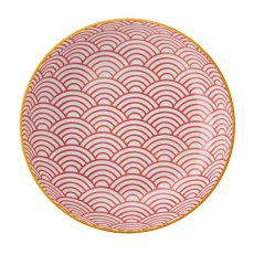 Mikasa Blue Arched Pattern Pasta Bowl