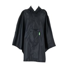 Eco Chic Black Foldable Poncho Eco Chic Black Foldable Poncho