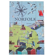 Zippy & George Norfolk Beach Huts Plaques