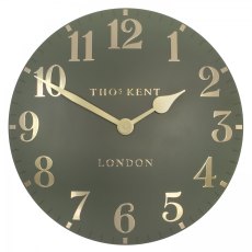 Thomas Kent 20" Arabic Lichen Green Wall Clock Thomas Kent 20" Arabic Lichen Green Wall Clock
