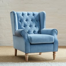 Brancaster Buttoned Wing Chair