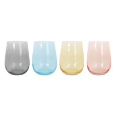 Lav Gaia Pastel Set Of 4 Glasses