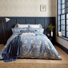 Morris & Co Woad Blue Pimpernel Duvet Cover Set