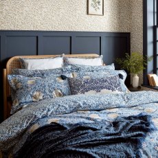 Morris & Co Woad Blue Pimpernel Duvet Cover Set
