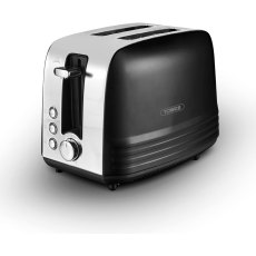 Tower Ash 2 Slice Toaster Black Tower Ash 2 Slice Toaster Black