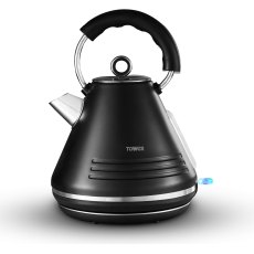 Tower Ash 1.7L Pyramid Kettle Black